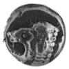 LESBOS- Mytilena, 1/6 statera, Aw: Głowa lwa w lewo, Rw: Wklęsły kwadrat, elektron 2.60 g.