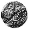 denar, Aw: Książę na tronie i napis: WRATISLAV, Rw: Ręka z lancą i napis: S.WENCEZLV, Cach 351