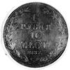1 1/2 rubla= 10 złotych 1837, Warszawa, j.w., Pl