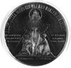 medal o wadze rubla, sygnowany Kozin R, wybity w 1864 r. w Petersburgu dla upamiętnienia reformy a..