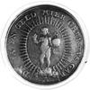medal religijny sygnowany SD (Sebastian Dadler), Aw: Dziecię Jezus z jabłkiem królewskim, wokół pr..