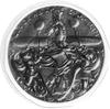 medal autorstwa Karla Goetza wybity w 1928 r. z okazji 90 rocznicy urodzin hrabiego Zeppelina Aw: ..