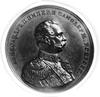 medal sygnowany MC wybity w 1881 r. poświęcony carowi Aleksandrowi II, Aw: Popiersie cara i napis,..