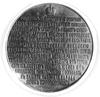 medal sygnowany MC wybity w 1881 r. poświęcony c