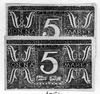 Dobiegniewo- Woldenberg, 5 marek Seria A (2 odmiany kolorystyczne), Campbell 3769a, 2 sztuki