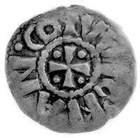 Dinant X/XI w., denar jednostronny; Krótki krzyż, w polu kulki i napis: COTVDENANCO, Dbg 173 (dziś..