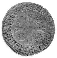 douzain 1576, Typ I (31 mai 1575), Aw: Tarcza herbowa i napis, Rw: Krzyż i napis, Kop. 62 II 2-R-,..