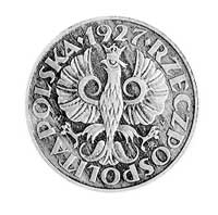 2 grosze 1927, jak moneta obiegowa, Parchimowicz P-104e, wybito 100 sztuk, srebro, 2,28g, piękna m..
