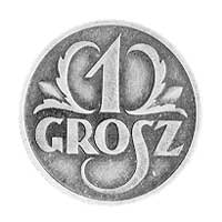 1 grosz 1927, jak moneta obiegowa, Parchimowicz 
