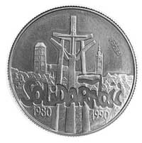 10.000 złotych 1990, Warszawa, Solidarność, napi