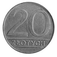20 złotych 1989, Warszawa, jak moneta obiegowa, 