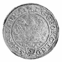 3 krajcary 1657, Brzeg, Aw: Półpostacie trzech braci i napis, Rw: Orzeł i napis, Kop. 265 II 5b, F..