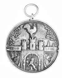 medal na 350-lecie Lwowskiego Bractwa Strzelecki