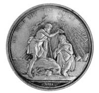 medal chrzestny autorstwa Loosa i Lorenza, Aw: S