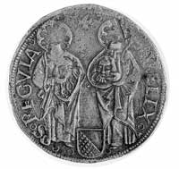 dicken 1504, Aw: Postacie świętych, w otoku napis, Rw: Orzeł, w otoku napis, HMZ 1098, moneta wiel..