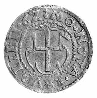 ferding (1/4 marki) 1562, Rewal, Aw: Popiersie w prawo, w otoku napis, Rw: Tarcza herbowa, w otoku..