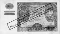 100 złotych 1934 z nadrukiem władz okupacyjnych,