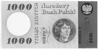 1000 złotych 24.05.1962 A 0000000, Pick 141 s1, rzadki banknot nie wprowadzony do obiegu