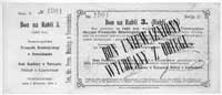 Noworadomsk- bon na Rubli 3 1.09.1914 wydany prz