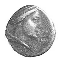 Amaseia- Pont, hemidrachma 300-250 pne, Aw: Głowa Tyche w prawo, Rw: Orzeł z rozpostartymi skrzydł..