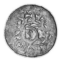 Władysław Herman 1081-1102, denar, Aw: Głowa z długimi włosami w lewo i napis: VLADIZLAVZ, Rw: Bud..