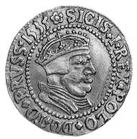 dukat 1535, Kraków, Aw: Popiersie w czepcu, koro