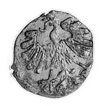 denar 1559, Wilno, Aw: Orzeł, Rw: Pogoń, Gum. 592, Kurp. 646 R3.