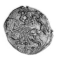 denar 1559, Wilno, Aw: Orzeł, Rw: Pogoń, Gum. 59
