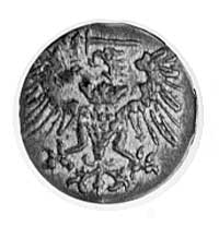 denar 1573, Gdańsk, Aw: Orzeł Prus Królewskich (