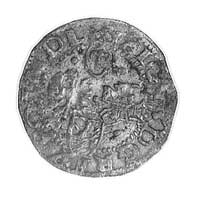 szeląg 1598, Wschowa, Aw: Herby i napis, Rw: Monogram królewski i napis, Gum. 870, Kurp 157 R3, rz..