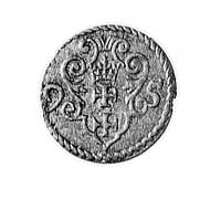 denar 1595, Gdańsk, j.w., Gum. 1368, Kurp. 2205 R2.