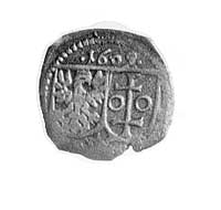 denar jednostronny 1609, Wschowa, Tarcze herbowe, Gum. 1486, Kurp. 1847 R3, rzadki.