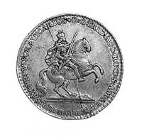 dukat wikariacki 1745, Drezno, Aw: Król na koniu