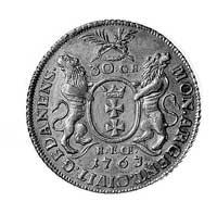 30 groszy (złotówka) 1763, Gdańsk, Aw: Popiersie