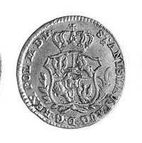 2 grosze srebrne 1766, Warszawa, Aw: Tarcza herb