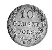 10 groszy 1831, Warszawa, j.w., Plage 277.