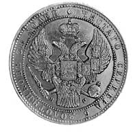 1 1/2 rubla = 10 złotych 1835, Petersburg, j.w., Plage 322.