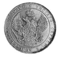 1 1/2 rubla = 10 złotych 1836, Petersburg, j.w., Plage 327.