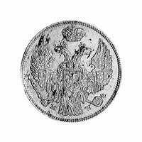 15 kopiejek = 1 złoty 1839, Warszawa, Aw: Orzeł 