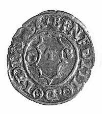 trzeciak 1568, Aw: Orzeł i napis BENEDITIO DOI DIVI FA, Rw: Litera T w tarczy, po bokach skrócona ..