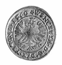 grosz 1560, Aw: Orzeł i napis WENCESLA. D.G. DVX