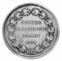 Aleksander Fredro- medal autorstwa A. Barre’ a, 1864 r., Aw: Głowa poety w lewo i napis: ALEXANDER..