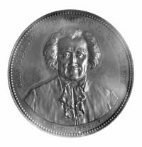 Jan Dekert- prezydent miasta Warszawy- medal autorstwa Lauera (Norymberga) 1891 r., Aw: Popiersie ..