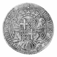 30 tari 1790, Aw: Popiersie i napis, Rw: Ukoronowany herb na tle orła i napis w otoku, Dav.1609