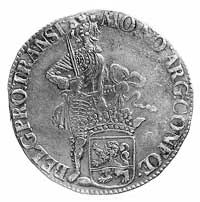Silver dukat 1735, Overijssel, j.w., Delm.988, D