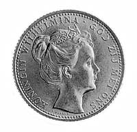 10 guldenów 1898, Aw: Głowa i napis w otoku, Rw: