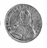 Friedrich II Wielki 1740-1786, ort 1751, Królewiec, Aw: Popiersie i napis, Rw: Orzeł z monogramen ..