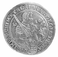 talar 1615, Drezno, Aw: Półpostać Johanna Georga