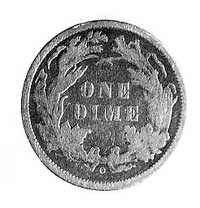 10 centów 1860 \O\" (Nowy Orlean)