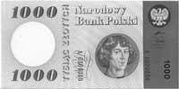 1000 złotych 24.05.1962, seria A 0000000, Pick 141 s.1